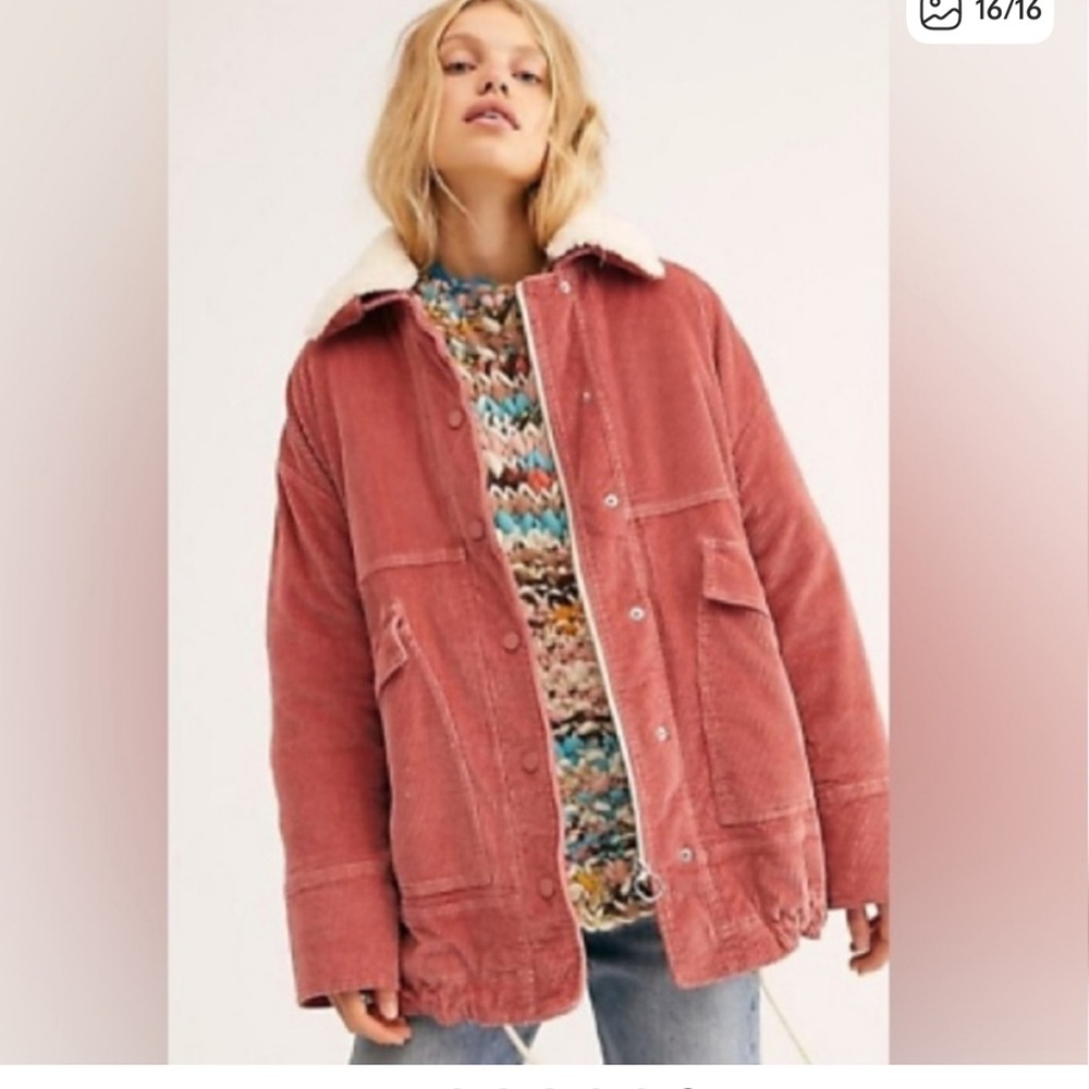 We The Free Corduroy Slouchy Coat